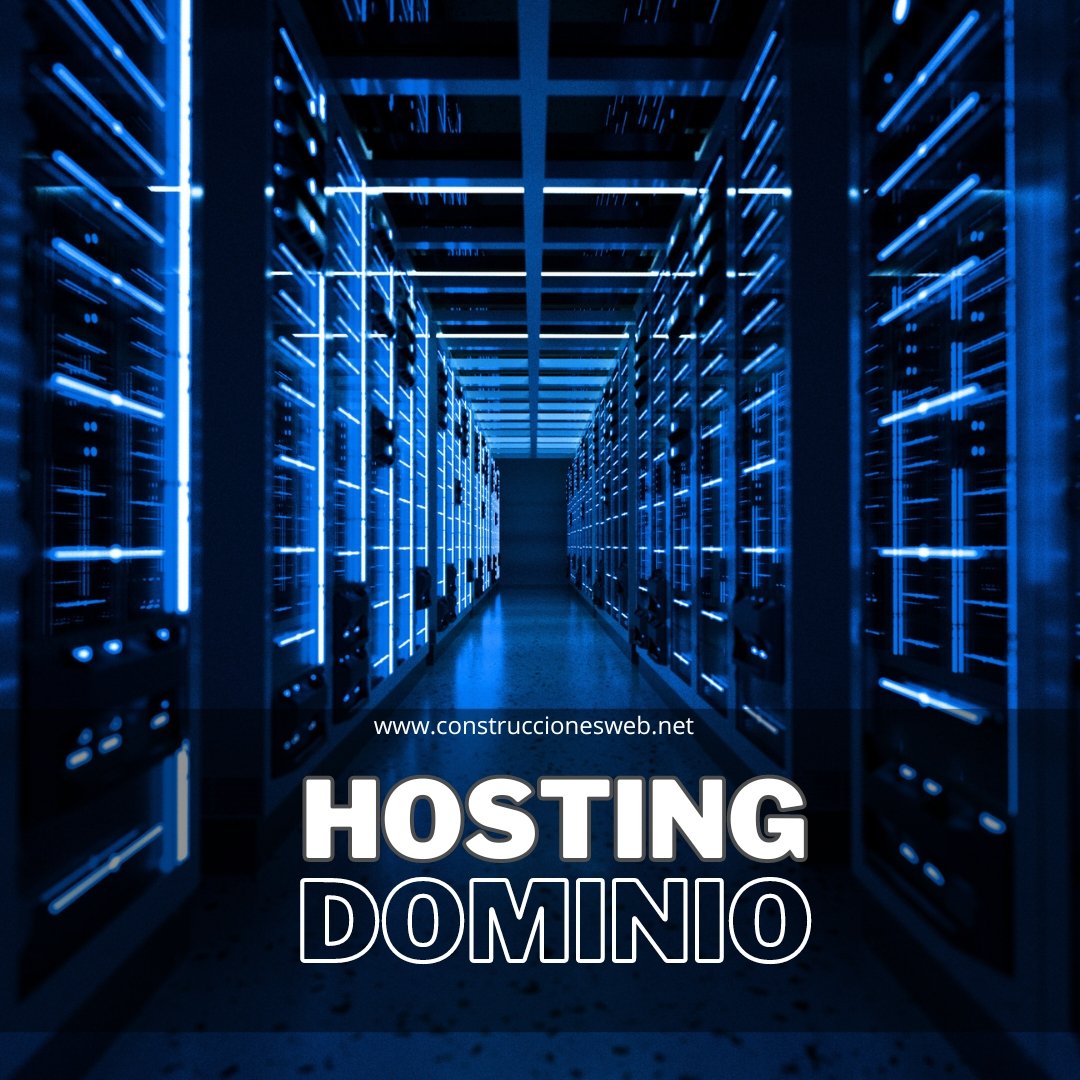 Hosting y dominios construccionesweb.net